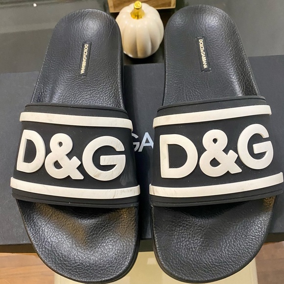 Men’s DOLCE & GABBANA SLIDES, size 10 - Picture 4 of 6